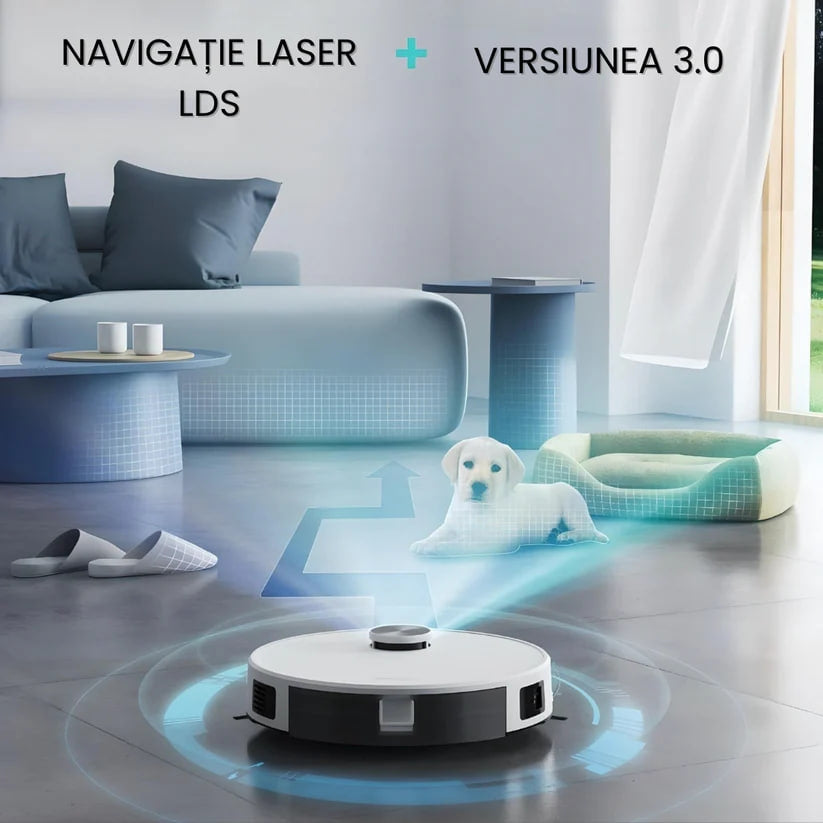 Έξυπνη Ρομποτική Σκούπα 3 σε 1 CleanPro™